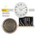 Lowell 00825B Dizajnové nástěnné hodiny pr. 40 cm