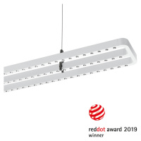 Závesné LED Small Line, snímač, 156 cm, biele