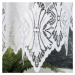 Biela žakarová záclona EMILIA 340x140 cm