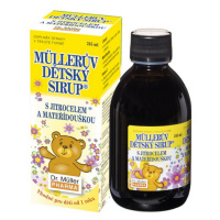 DR.MÜLLER Müllerov detský sirup so skorocelom a materinou dúškou 245 ml