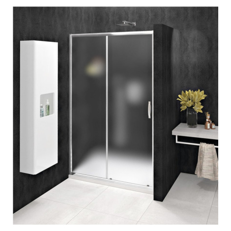 SIGMA SIMPLY sprchové dvere posuvné 1100 mm, sklo Brick GS4211 GELCO