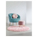 Kusový koberec Faux Fur Sheepskin Pink kruh Rozmery kobercov: 120x120 (priemer) kruh