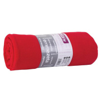 Fleecová deka 130x160 červená