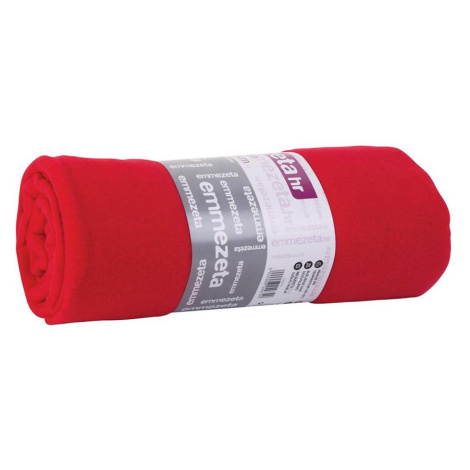 Fleecová deka 130x160 červená MERKURY MARKET