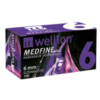 Ihly WELLION MEDFINE PLUS 31Gx6mm 100ks inzulínová pera
