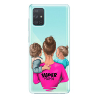 Plastové puzdro iSaprio - Super Mama - Boy and Girl - Samsung Galaxy A71