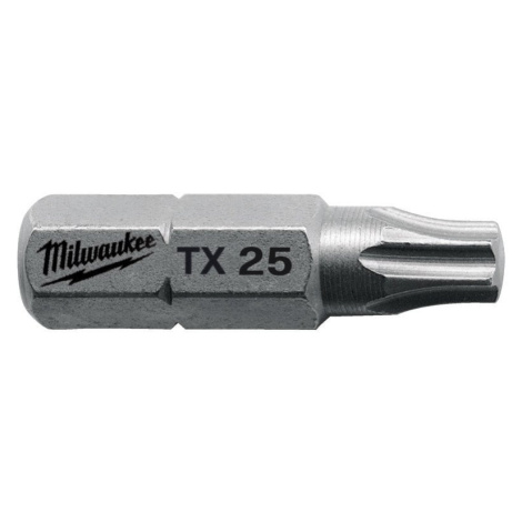 MILWAUKEE Skrutkovacie bity TX25, 25 mm (25 ks)