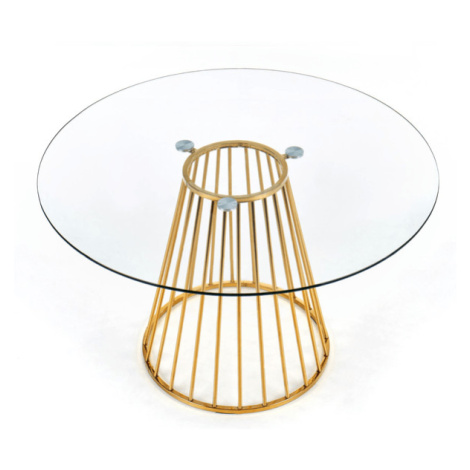 Sconto Jedálenský stôl LAVIRPAL kov/sklo Houseland