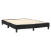 vidaXL Posteľný rám boxspring s matracom čierny 140x190 cm zamat