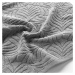 Sivá froté bavlnená osuška 70x130 cm Madeira – douceur d'intérieur