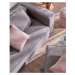 Sivá menčestrová pohovka 240 cm Blok – Kave Home