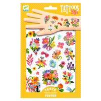 Tetovanie - akvarelové kvety
