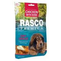 Pochúťka Rasco Premium kuracím obalené kosti 80g