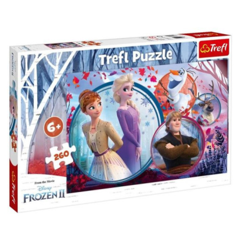 Trefl Puzzle Sesterské dobrodružstvo Frozen 2 260 dielikov