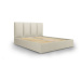 Béžová dvojlôžková posteľ Mazzini Beds Juniper, 180 x 200 cm