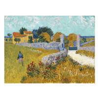 Reprodukcia obrazu Vincenta van Gogha - Farmhouso in Provnce, 40  ×  30 cm