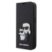 Karl Lagerfeld PU Saffiano Karl and Choupette NFT Book Puzdro pre iPhone 13 Pro Black