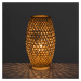 Bambusová stolová lampa v prírodnej farbe s bambusovým tienidlom (výška 36 cm) Natural Way – Cas