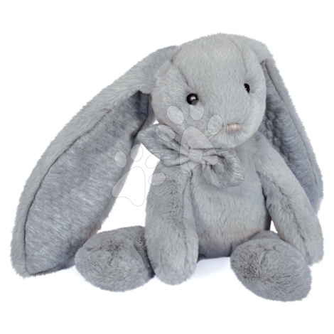 Plyšový zajačik Bunny Pearl Grey Les Preppy Chics Histoire d’ Ours sivý 30 cm v darčekovom balen