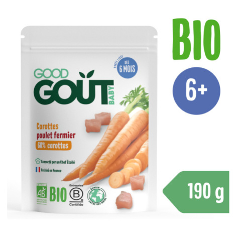 Good Gout BIO Mrkva s farmárskym kuriatkom (190 g)