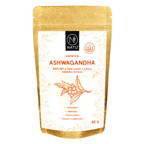 NATU Ashwagandha BIO prášok 80 g