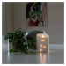 LED vosková sviečka biela Farba svetla teplá biela 14 cm