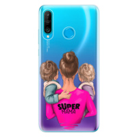 Odolné silikónové puzdro iSaprio - Super Mama - Two Boys - Huawei P30 Lite