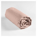 Ružová napínacia bavlnená plachta 160x200 cm Lina – douceur d'intérieur