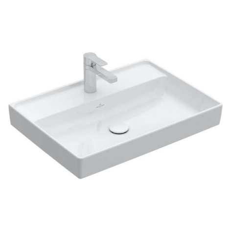 Villeroy & Boch Collaro - Umývadlo 65x47 cm, bez prepadu, otvor na batériu, alpská biela 4A33660