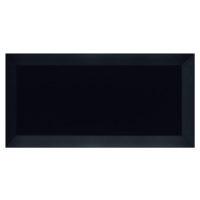 Obklad Ribesalbes Chic Colors negro bisiel 7,5x15 cm lesk CHICC1971