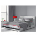 Kvalitex Klasické posteľné bavlnené obliečky GRID šedé 140x200, 70x90 cm
