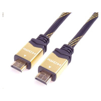 Kábel HDMI PREMIUMCORD 2.0 Vysokorýchlostný + ethernetový kábel HQ, pozlátené konektory, 5 m