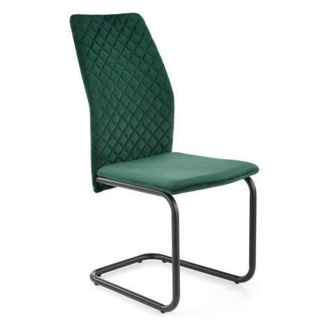 Jedálenská stolička K444 Tmavo zelená Halmar