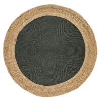 Sivo-prírodnej farbe okrúhly koberec ø 90 cm Mahon – Universal