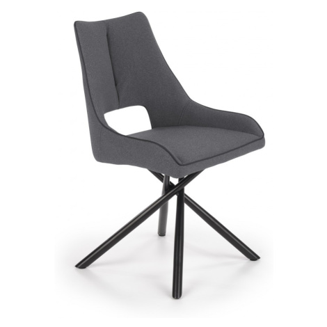 Dizajnová stolička Cretto sivá Halmar