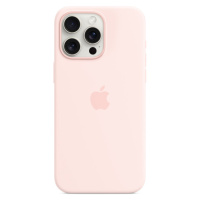 Apple silikónový kryt s MagSafe na iPhone 15 Pro Max svetlo ružový