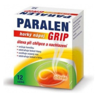 Paralen Grip hot drink s príchuťou citróna na chrípku 12 vreciek