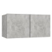 SHUMEE závesná betónovo sivá, 60 × 30 × 30 cm