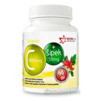 NUTRICIUS Vitamín C 1000 mg + šípka 50 mg tbl 1x90 ks