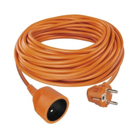 Prodlužovací kabel s 1 zásuvkou ONLYFO 30 m oranžový EMOS