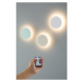 Svetložlté LED nástenné svietidlo s časovačom/na diaľkové ovládanie na USB ø 19 cm Dot – Remembe
