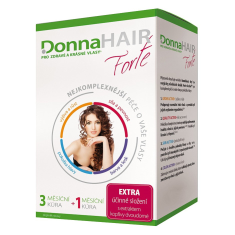 DONNA HAIR Forte 4 mesačná kúra 120 kapsúl