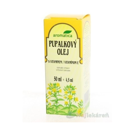 Aromatica pupalkový olej s beta-karotenem a vitamínem E 50 ml