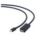 Kabel CABLEXPERT CC-mDP-HDMI-6 miniDisplayPort na HDMI, 4K,  M/M, 1,8m