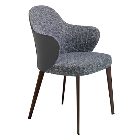 Estila Luxusná moderná jedálenská stolička Vita Naturale v sivej farbe 83cm