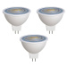 Prios LED reflektor GU5.3 7,5W 621lm 36° biela 840 sada 3 ks