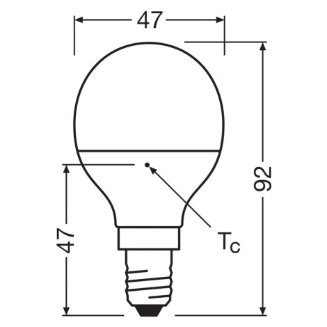 OSRAM LED Relax/Active/Sleep kvapky E14 4,9W matné 827/840