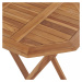 Skladací záhradný stolík 60x60 cm teaková drevo Dekorhome,Skladací záhradný stolík 60x60 cm teak