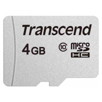 TRANSCEND MicroSDHC karta 4GB 300S, Class 10, bez adaptéra