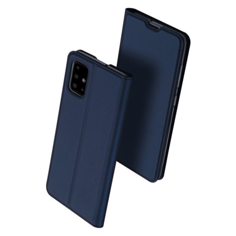 Realme GT Neo3 / Neo3 150W, Puzdro s bočným otváraním, stojan, Dux Ducis, tmavomodrá